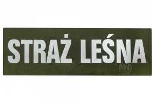 Napisy odblaskowe STRAŻ LEŚNA