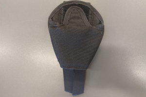 Pokrowiec na kajdanki szczękowe Cordura Czarna