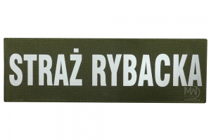 Napisy odblaskowe STRAŻ RYBACKA